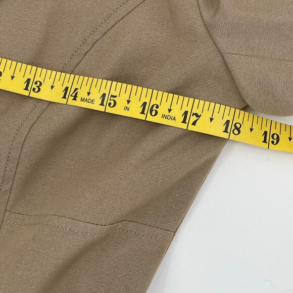 Iman Women's Blazer, Tan With Pink Lining, Size Small - Picture 8 of 9